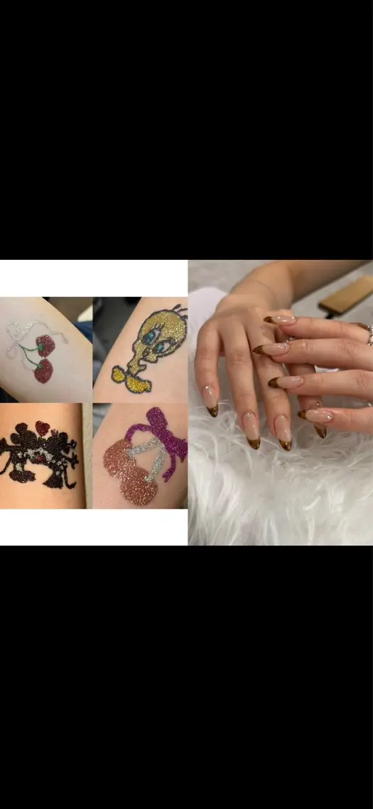 U24限定💅nailart＆ワンポイントボディジュエリー💖💎(オフなし)の写真