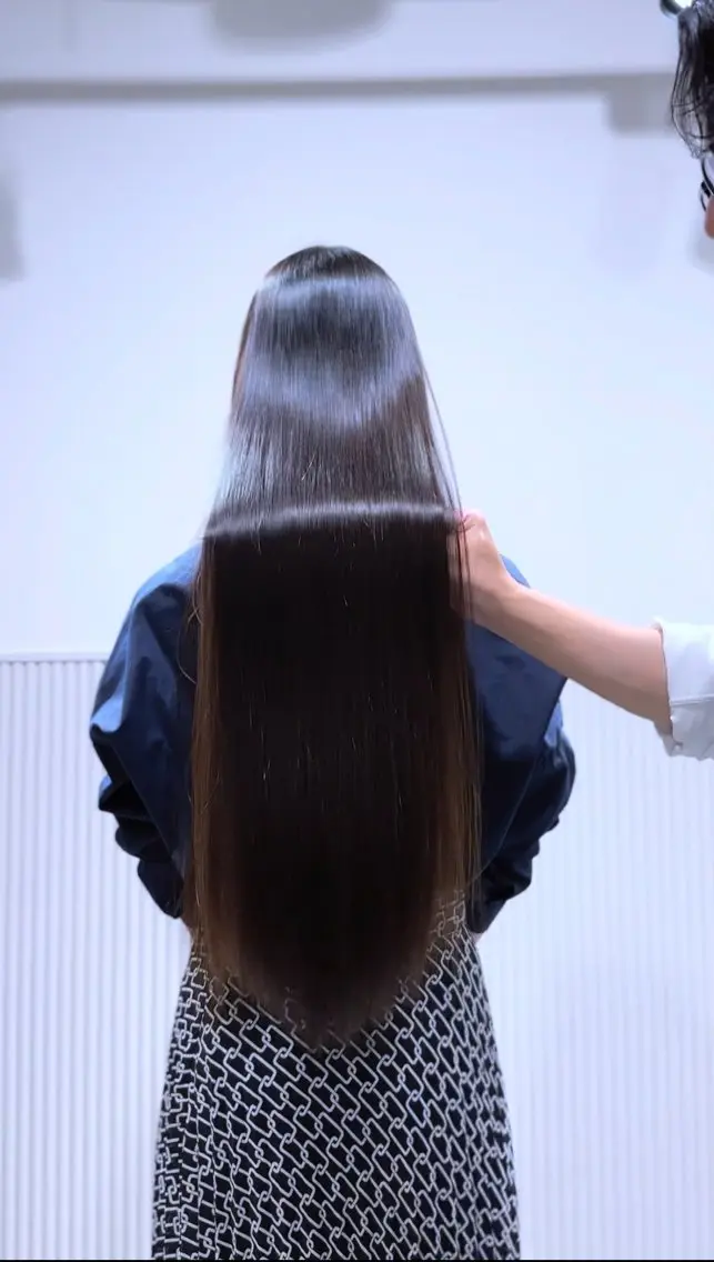 ロング 髪質改善 縮毛矯正 トリートメント 酸熱トリートメント 髪質改善/美髪師/ 田邊翔伍のヘアスタイル