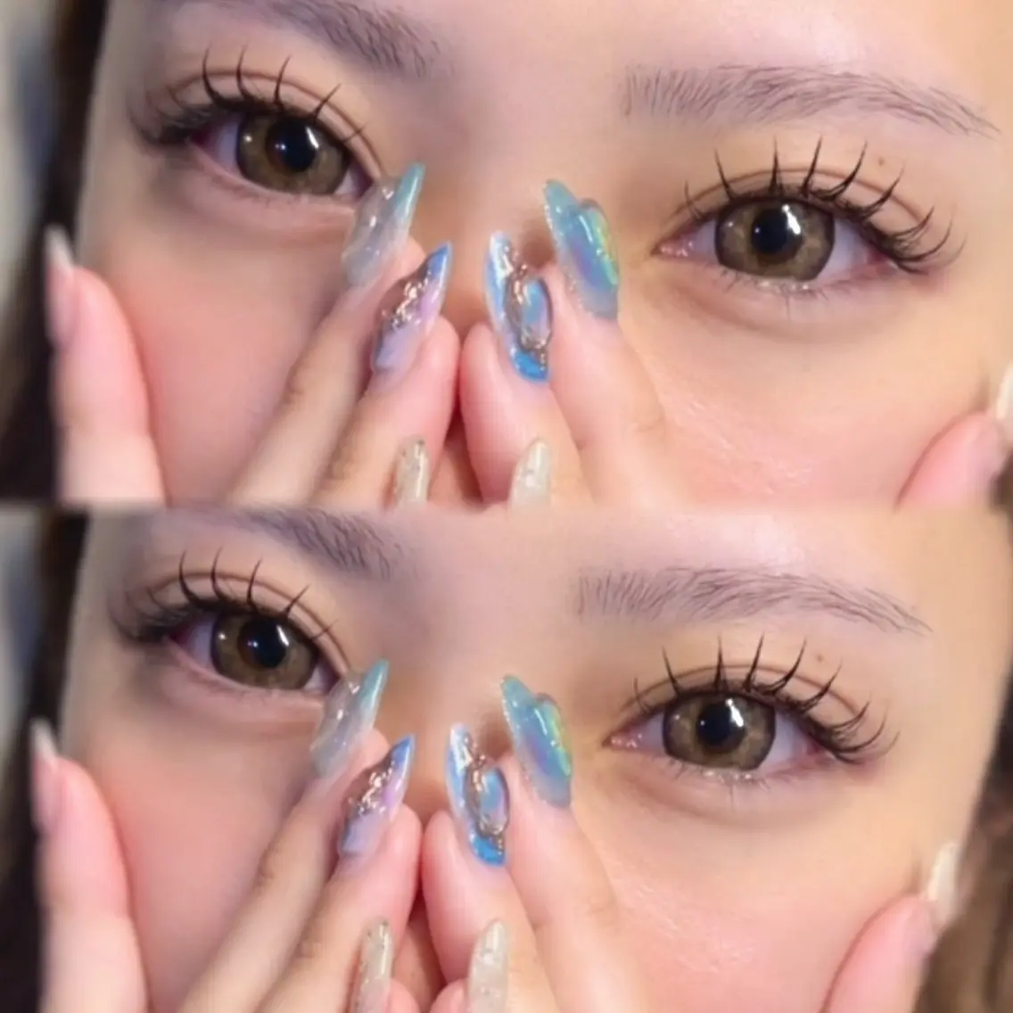 ダブルフラット・バインドロック100本 🩵期間限定｜垢抜け目元応援キャンペーン 🎀オフ・束感コーティング込み 🫧の写真