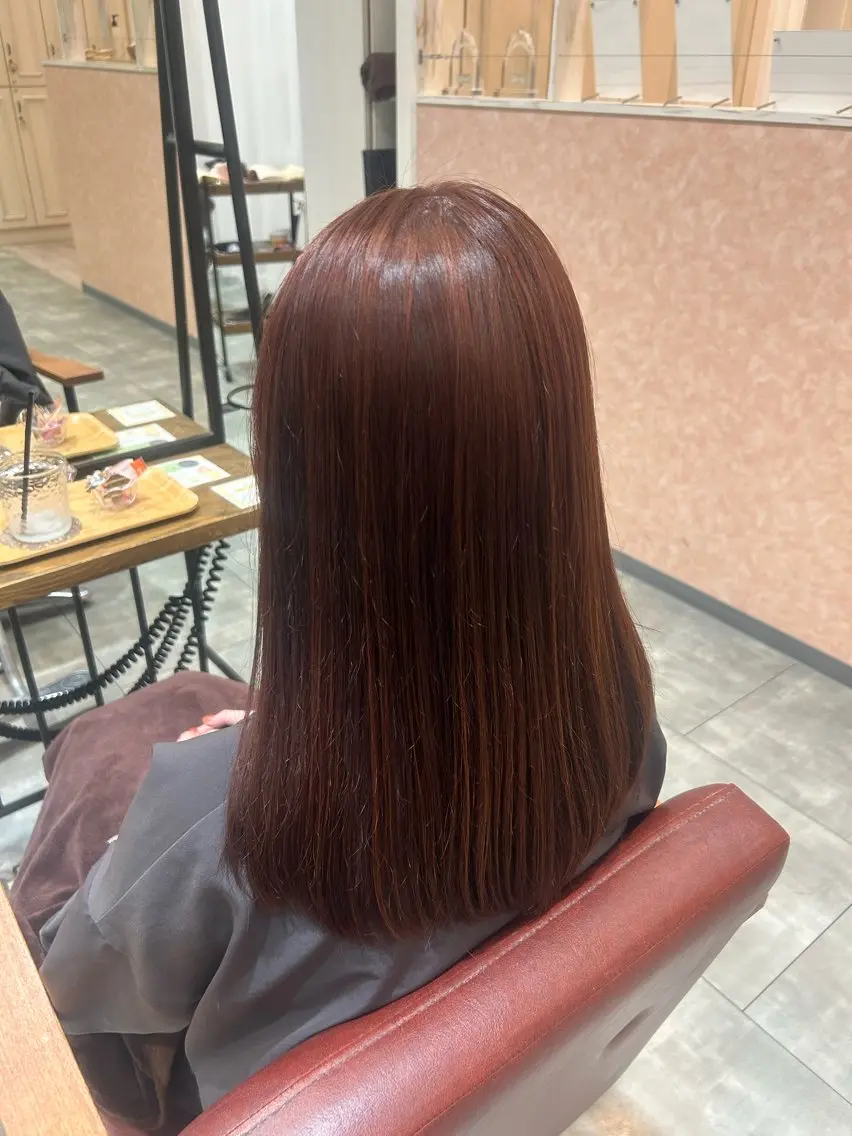 艶カラー➕Aujua5stepトリートメント🩵の写真
