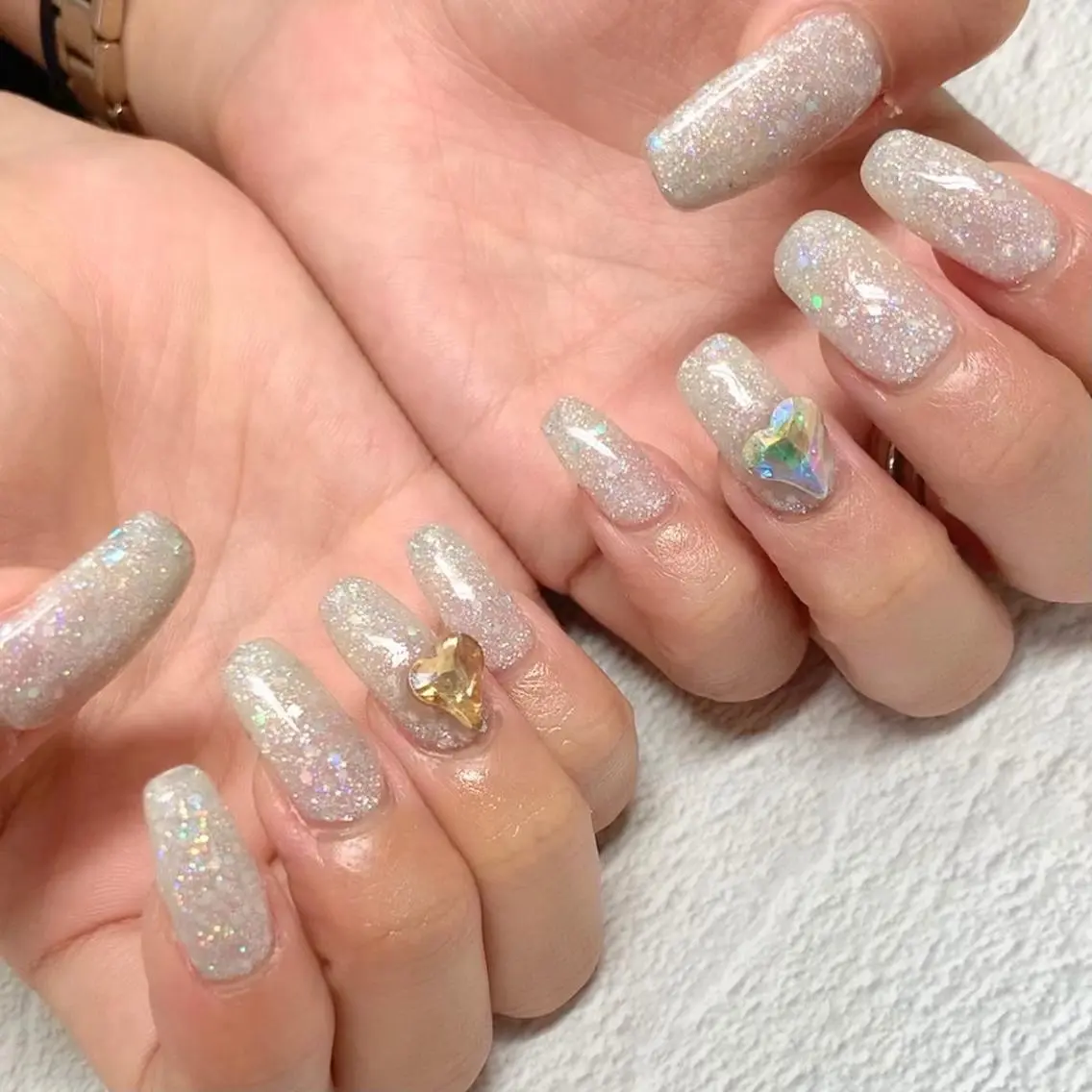 ネイル ジェルネイル ロングネイル ニュアンスネイル オフィスネイル パラジェル clover nailのネイルデザイン