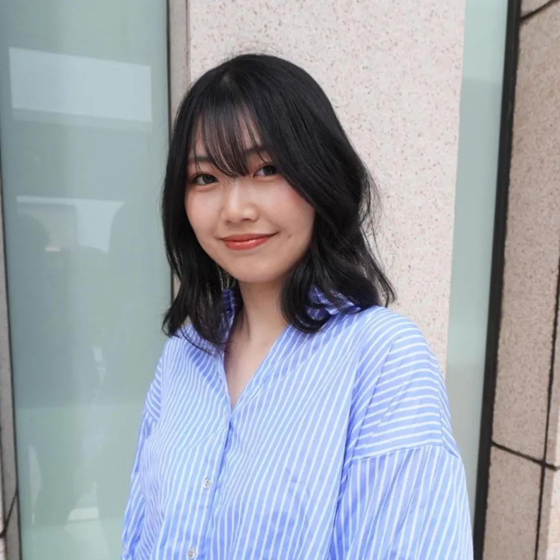 セミロング パーマ セミロングパーマ 小顔カット ❇️安達 優心❇️ レイヤー/艶髪特化のヘアスタイル