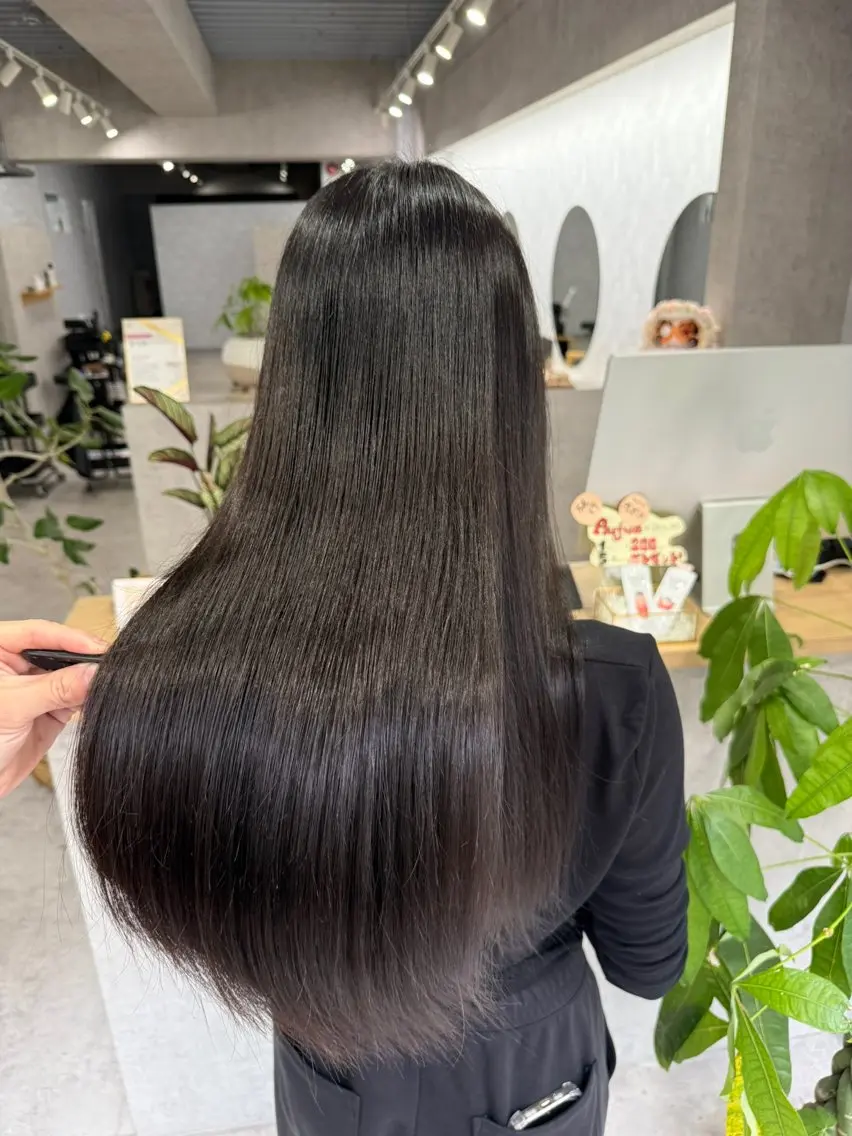 セミロング カラー ブリーチ 透明感カラー ブリーチなしカラー 髪質改善 トリートメント カット ヘアカラー トリートメント ✨艶髪・髪質改善✨ 大泉翔/店長のヘアスタイル