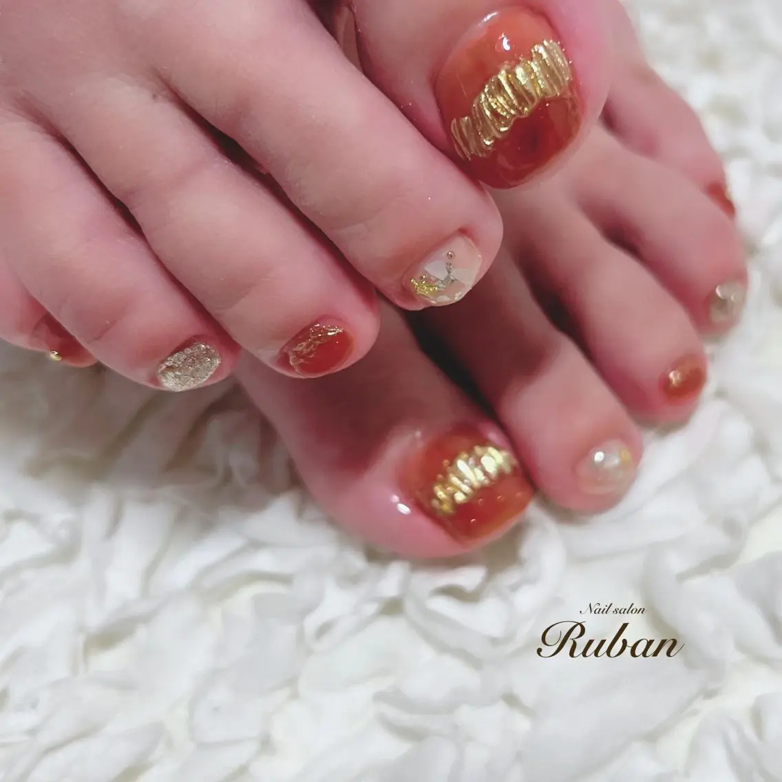 ネイル フットネイル Nail salon Rubanのネイルデザイン