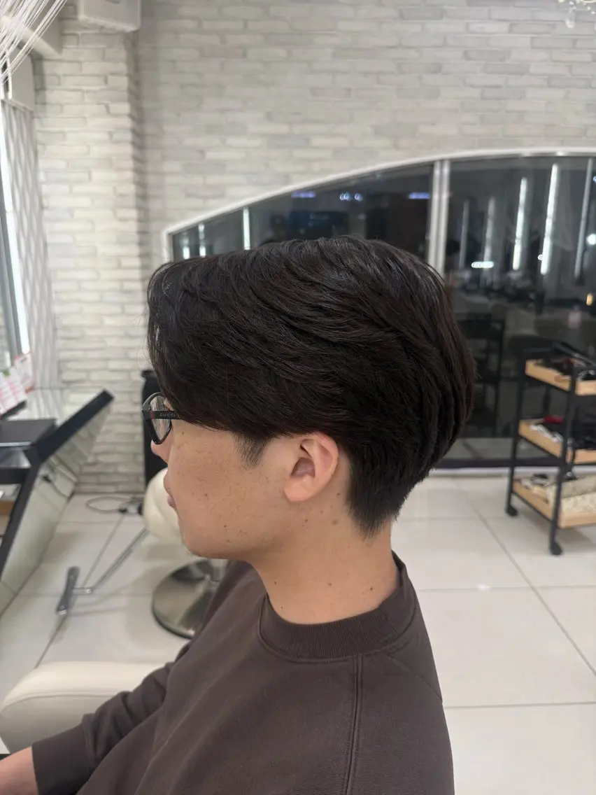 ショート パーマ メンズ カット パーマ 🔥men's特化 🔥三上 拓真のヘアスタイル