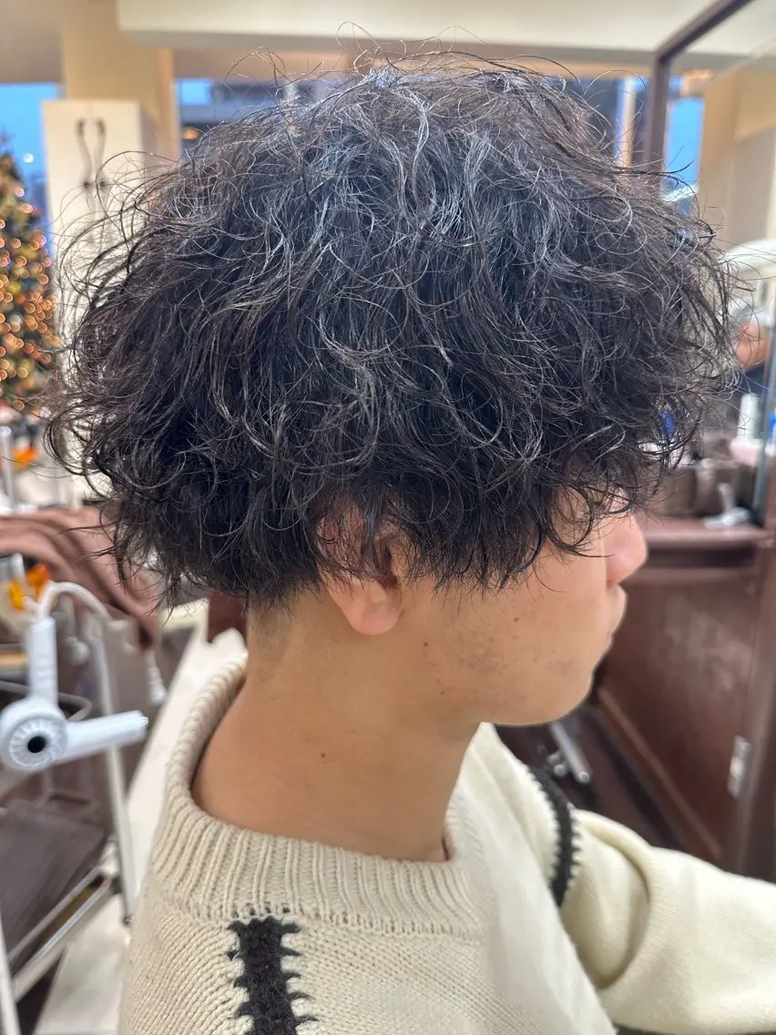 パーマ メンズ メンズパーマ メンズツイストパーマ ツイストスパイラルパーマ スパイラルパーマ ツイストパーマ 成田で1番お悩み解決 の髪へ導くみつきのヘアスタイル