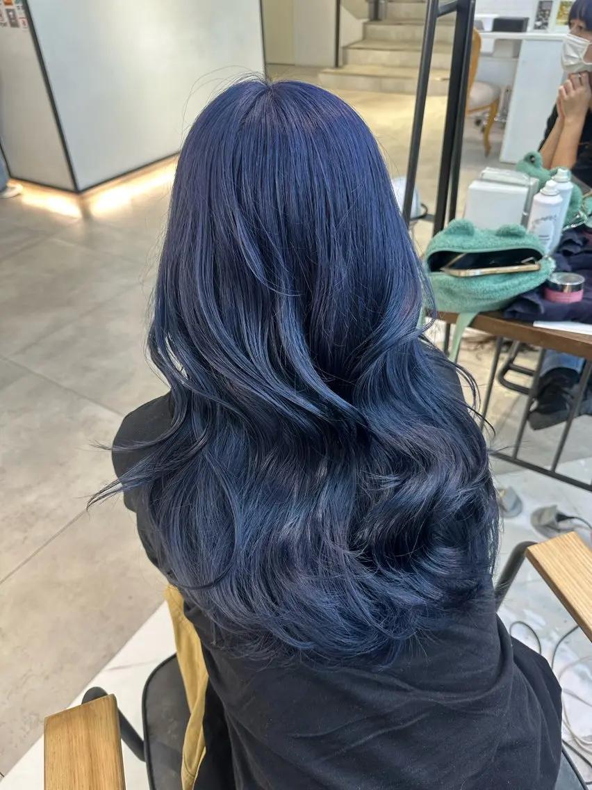 ロング カラー ヘアカラー 韓国ヘアメンズ・レデ ィース特化ミクのヘアスタイル