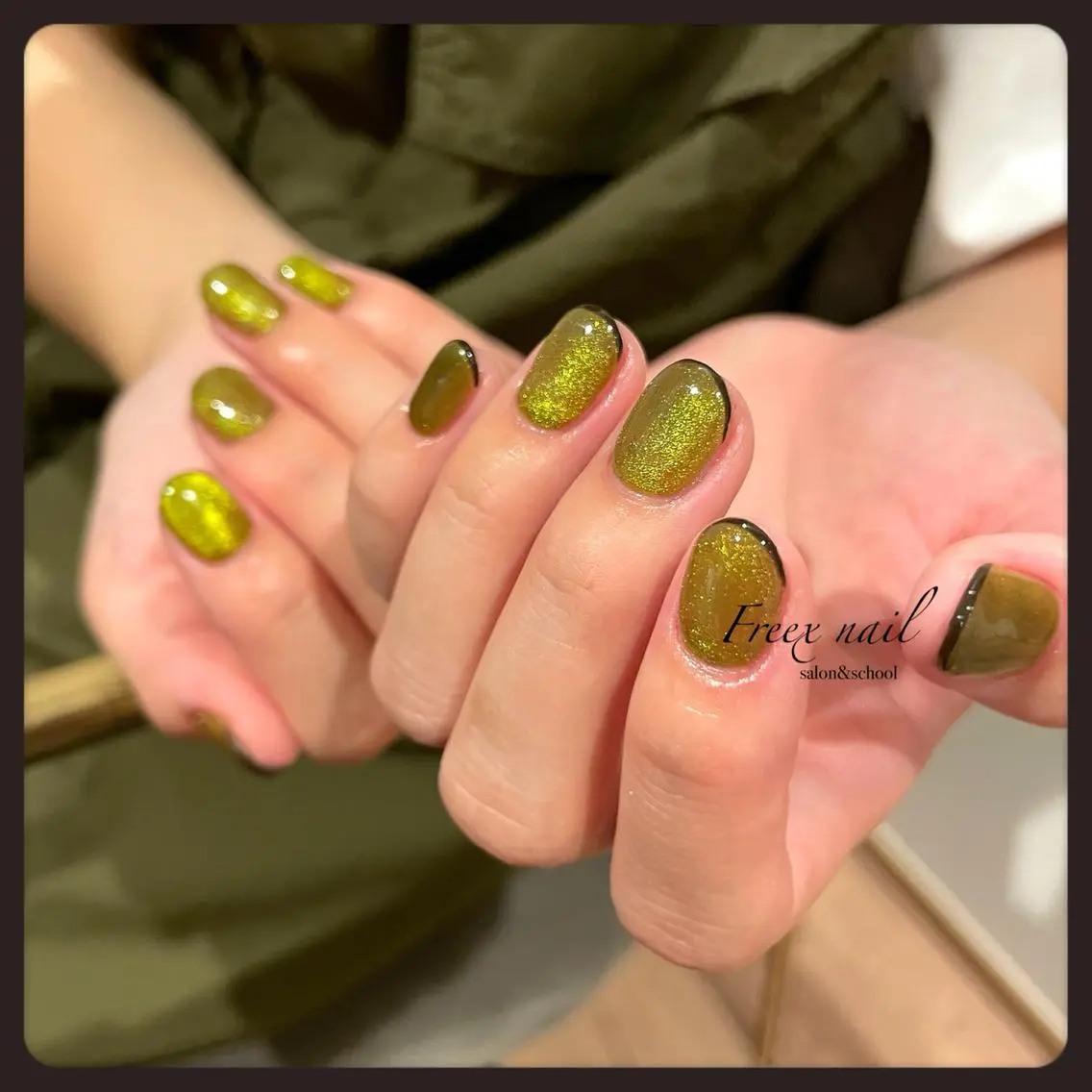 ネイル マグネットネイル ハンドネイル ハンドケア freex nail /ニュアンス/個性派のネイルデザイン