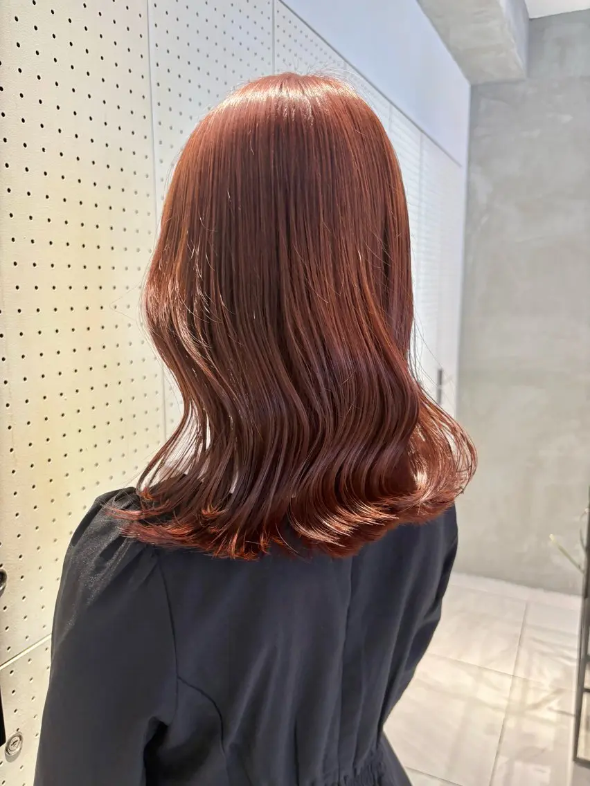 ミディアム ヘアカラー トリートメント 🎀ヘアセット透明感 /REINA🎀のヘアスタイル