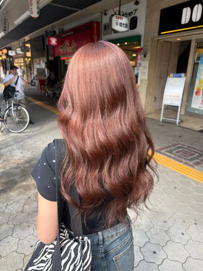 ロング カラー 𝓱𝓲𝓷𝓪. share天王寺🎀のヘアスタイル