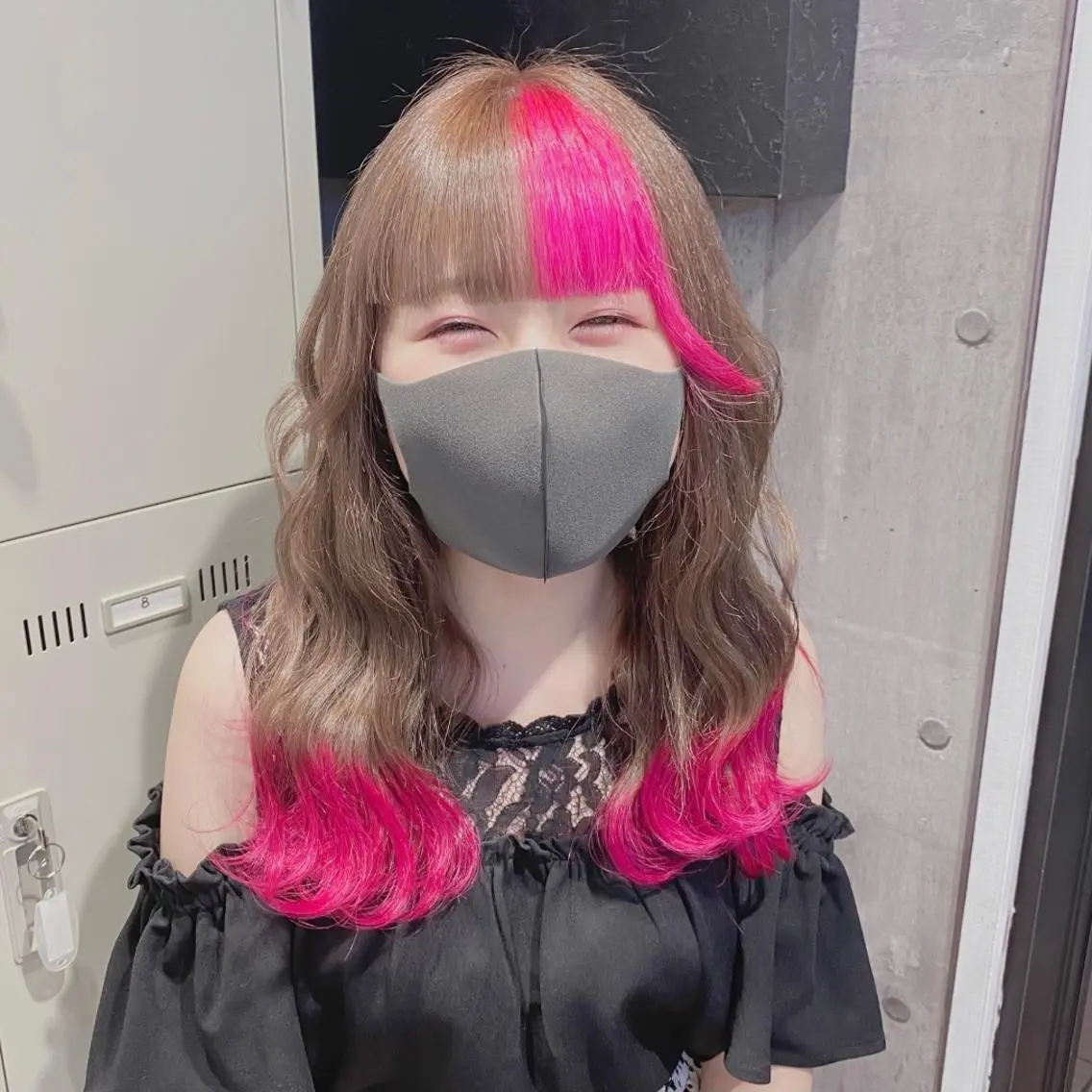 ミディアム カラー ヘアアレンジ メンズ キッズ マツエク・マツパ ブリーチの髪様 MASATOのヘアスタイル