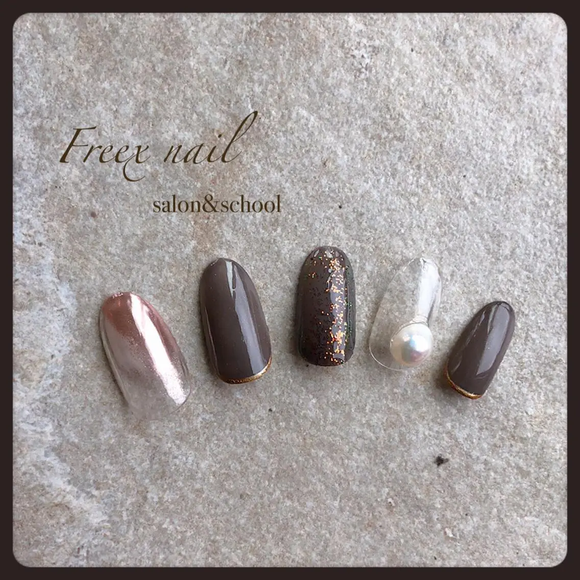 ネイル 成人式 ネイルチップ freex nail /ニュアンス/個性派のネイルデザイン