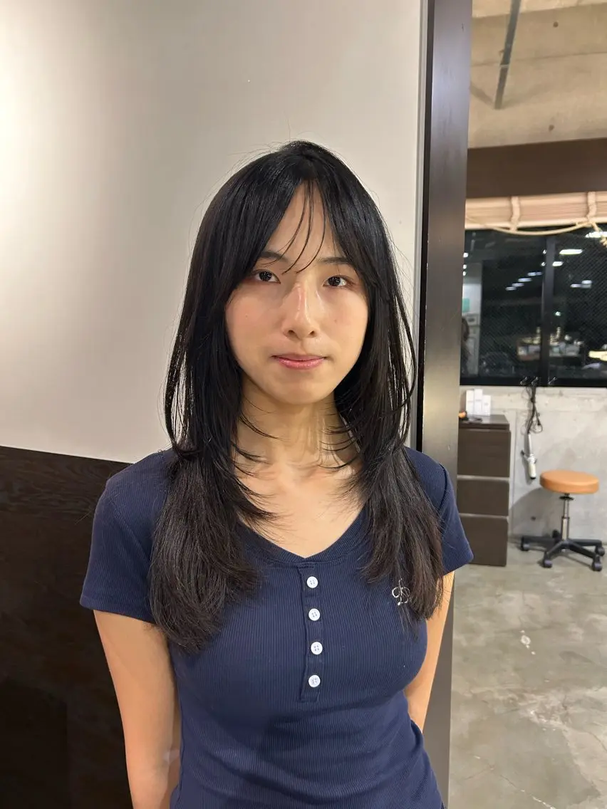ロング レイヤー✨パーマ 🌙 nanacoのヘアスタイル