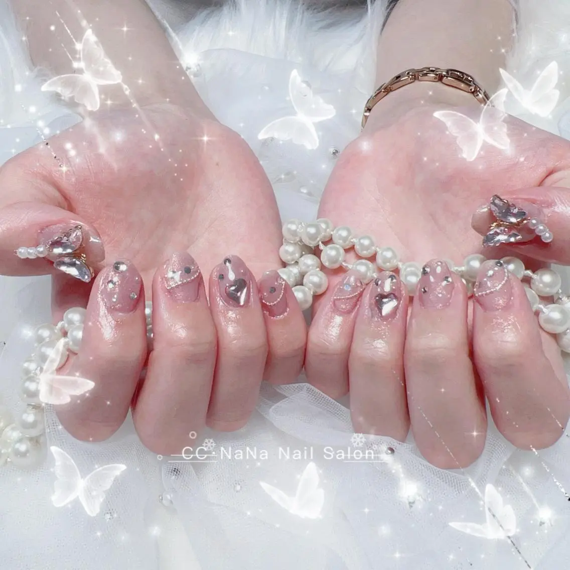 ネイル 持ち込み 💎CC・NaNa 韓国風ネイル🌙Cのネイルデザイン