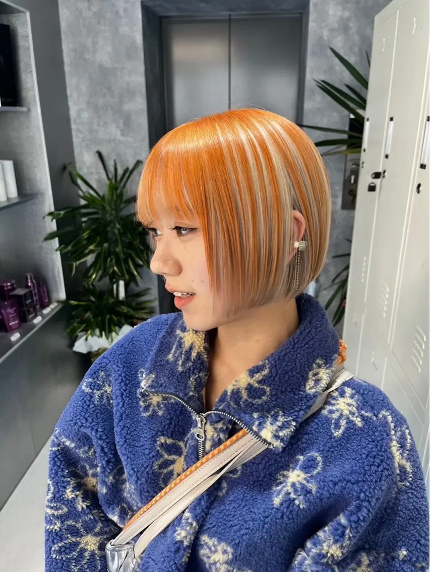 ショート カラー ハイトーンアレンジ 🦋🥀Shuriのヘアスタイル