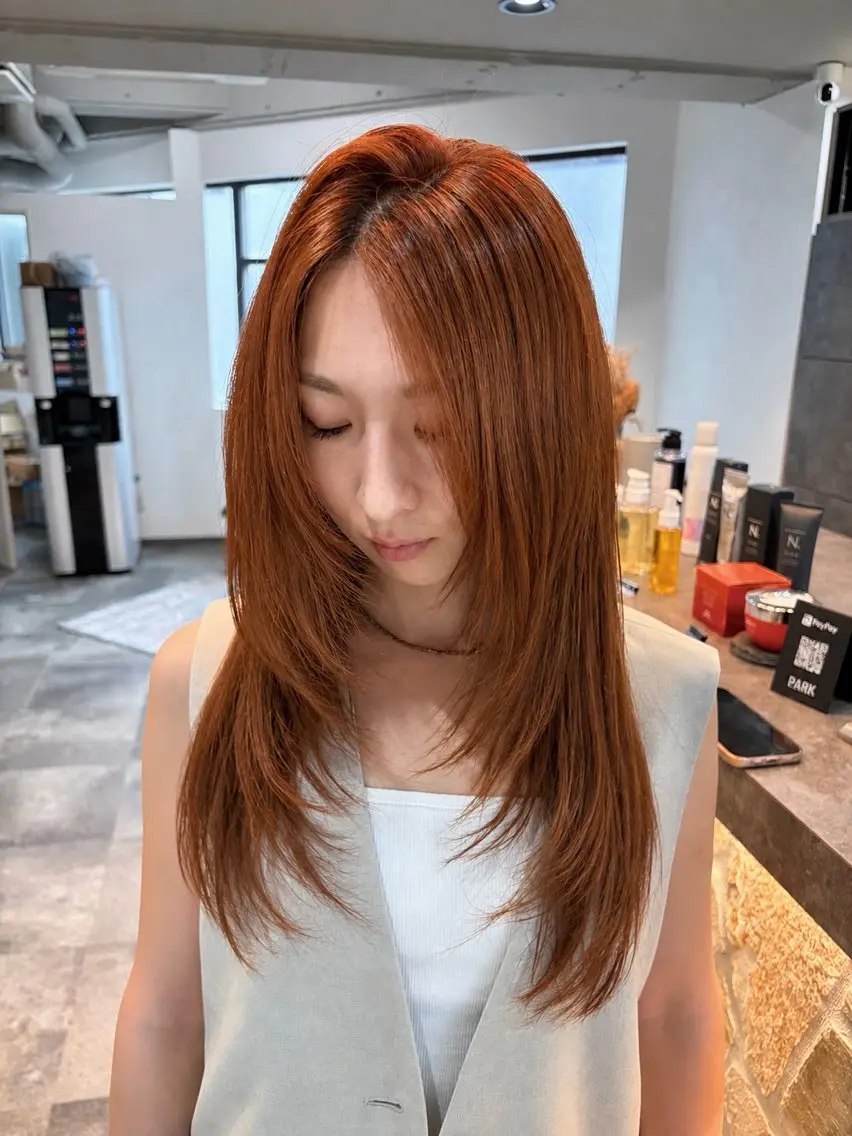 ロング カラー 🪽🪷透明感/ ダブルカラー🪷🪽のヘアスタイル