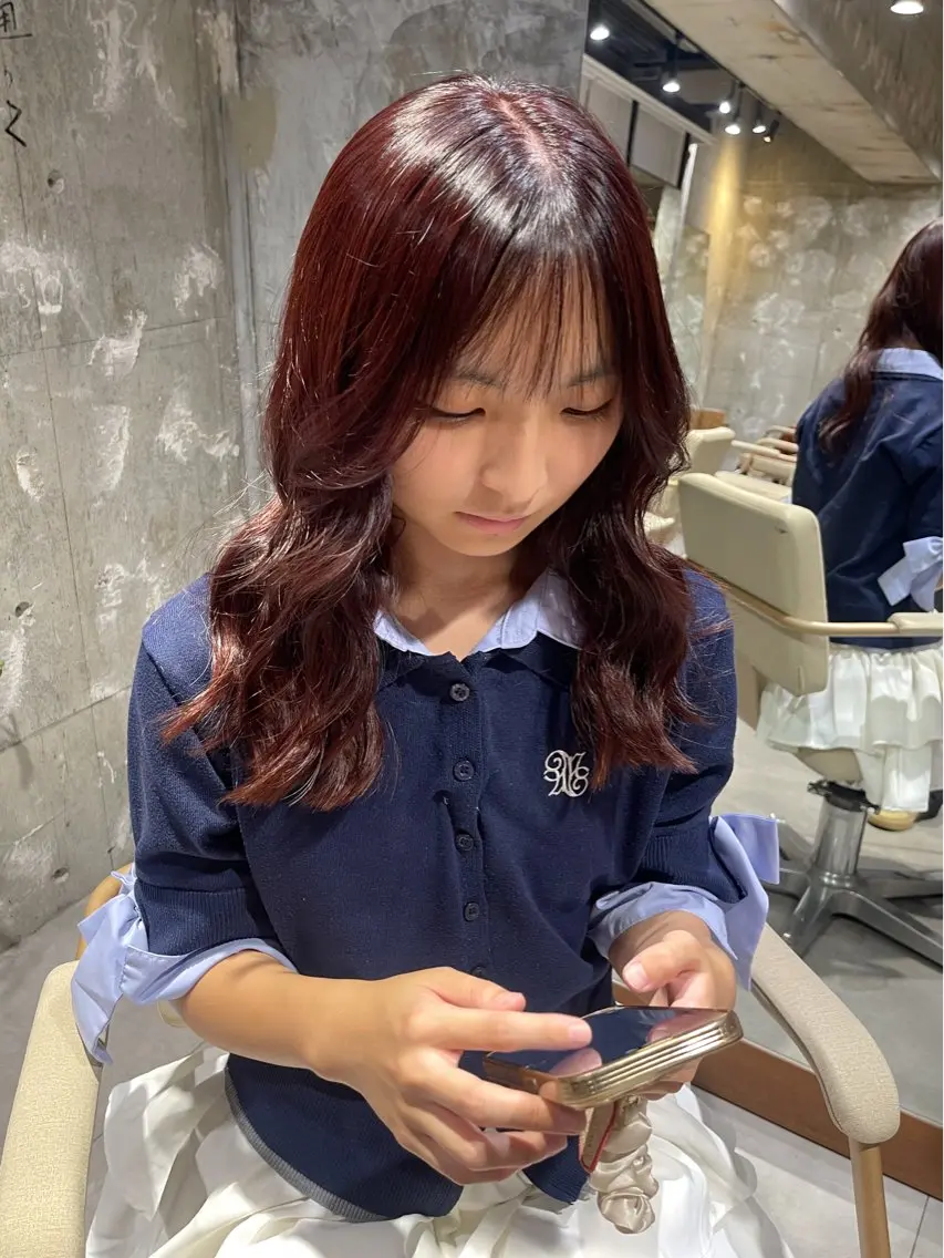 セミロング 阪倉 美玲のヘアスタイル