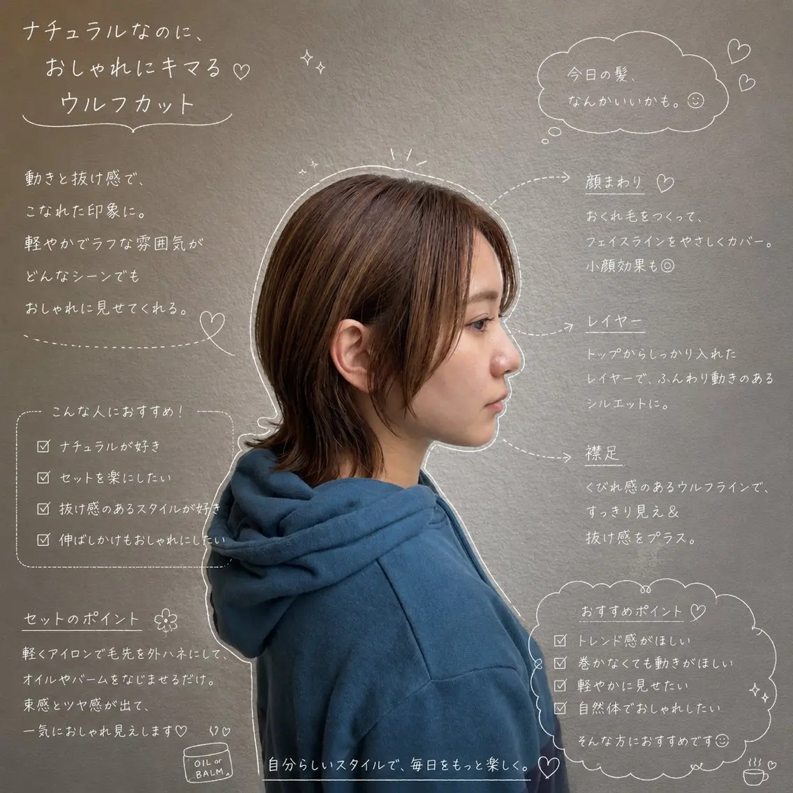 ミディアム カット ヘアカラー 髪質改善/はるか 透明感カラー🧸のヘアスタイル