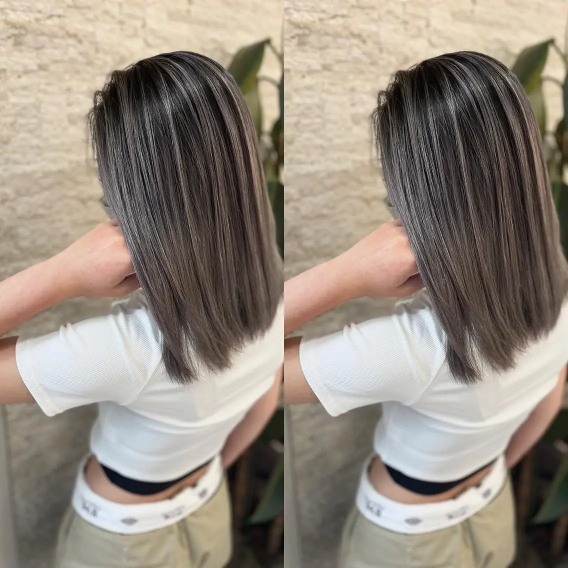 ミディアム ヘアカラー トリートメント Y Uのヘアスタイル