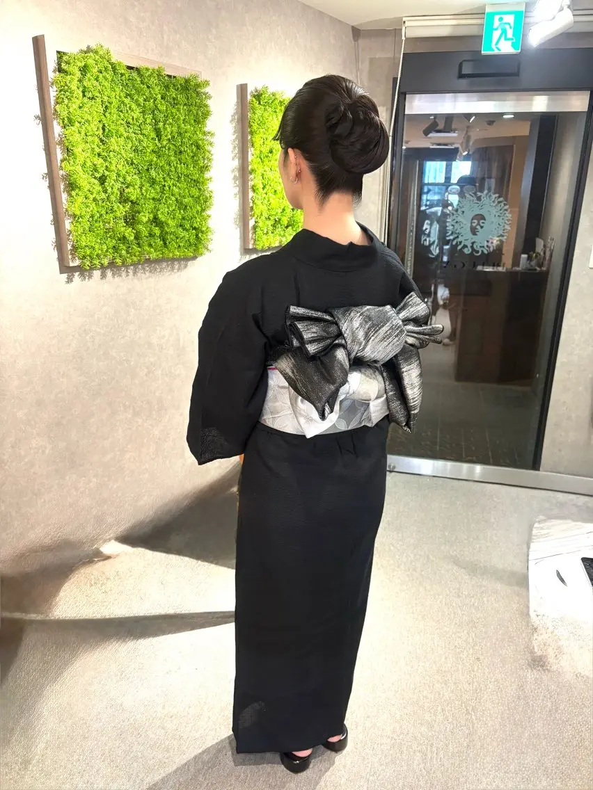 浴衣着付け➕ヘアセットの写真