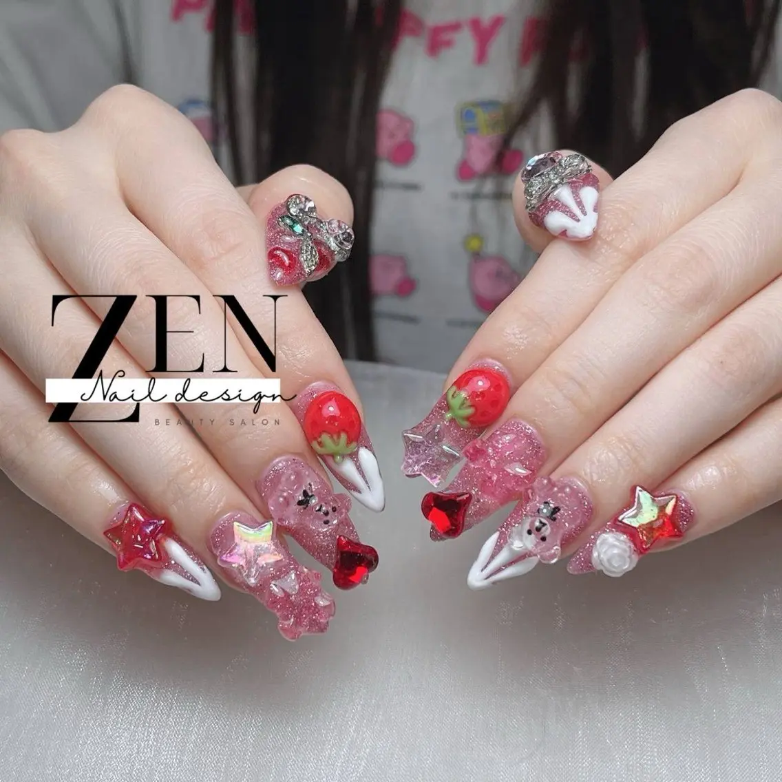 ネイル 持ち込み スカルプネイル ネイルチップ ハンドネイル Zen Nail Design 池袋のネイルデザイン