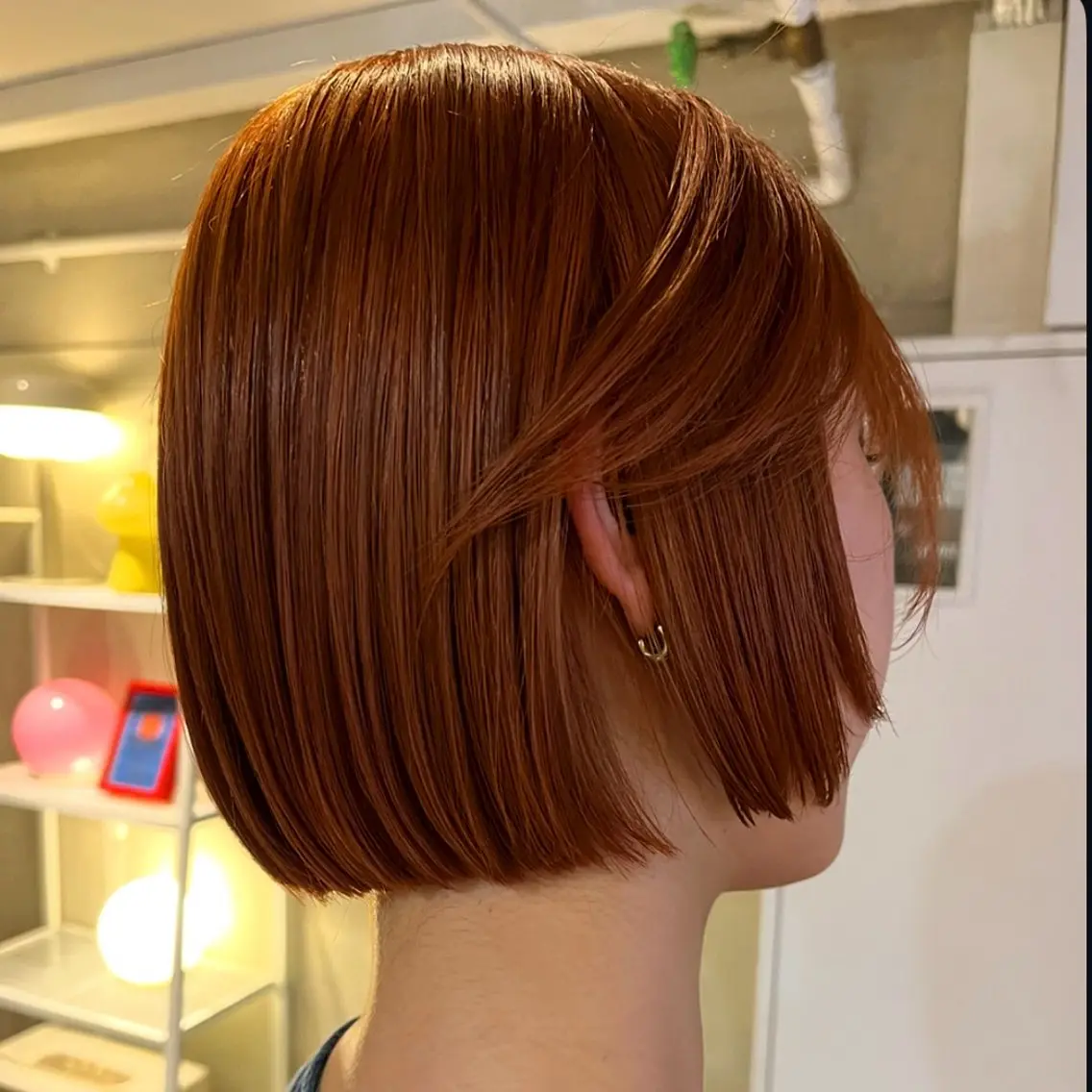 ショート ボブハイトーン🦖 デザインMAMIのヘアスタイル