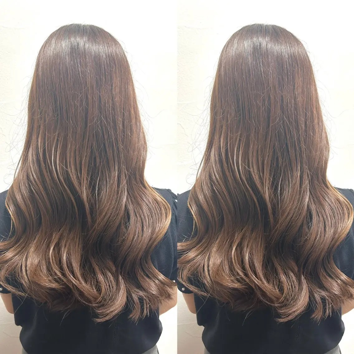ロング ピンクブラウン カット トリートメント 2ヵ月先までまとまる レイヤー🫧若葉🪞のヘアスタイル