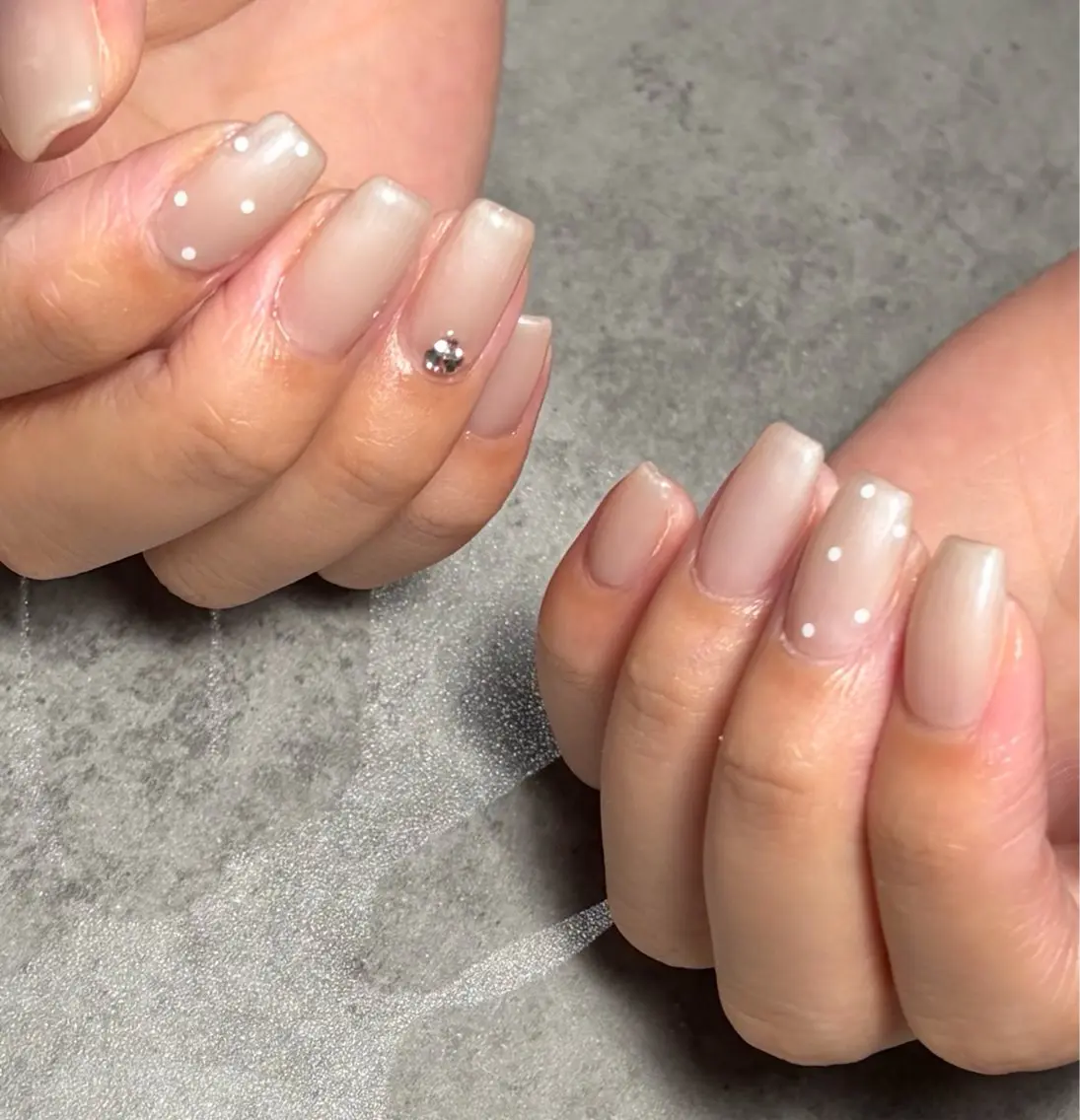 ネイル シンプルネイル ハンドネイル メルネイル Miyuuのネイルデザイン