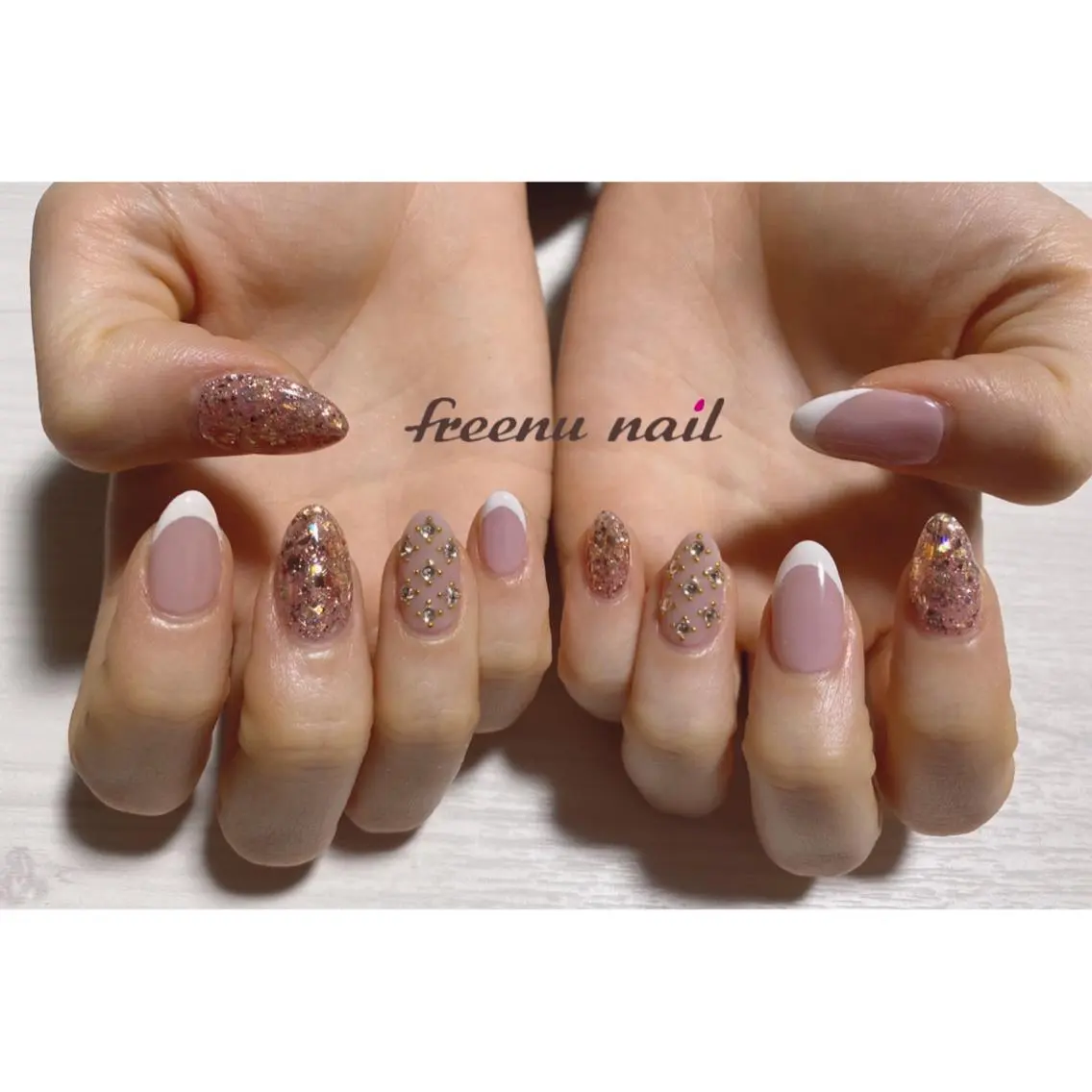 ネイル キラキラネイル freenu nail【24H】のネイルデザイン