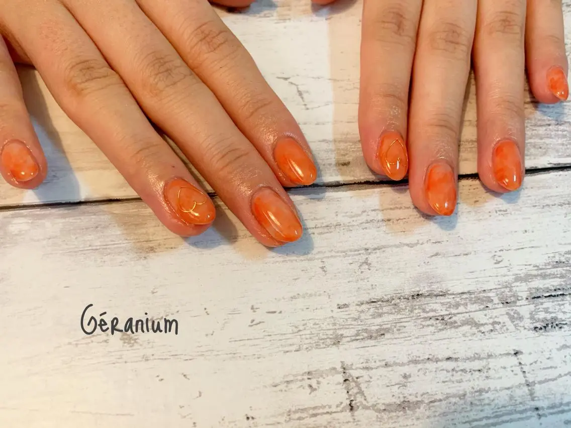 ネイル ハンドネイル GéRanium Harukaのネイルデザイン