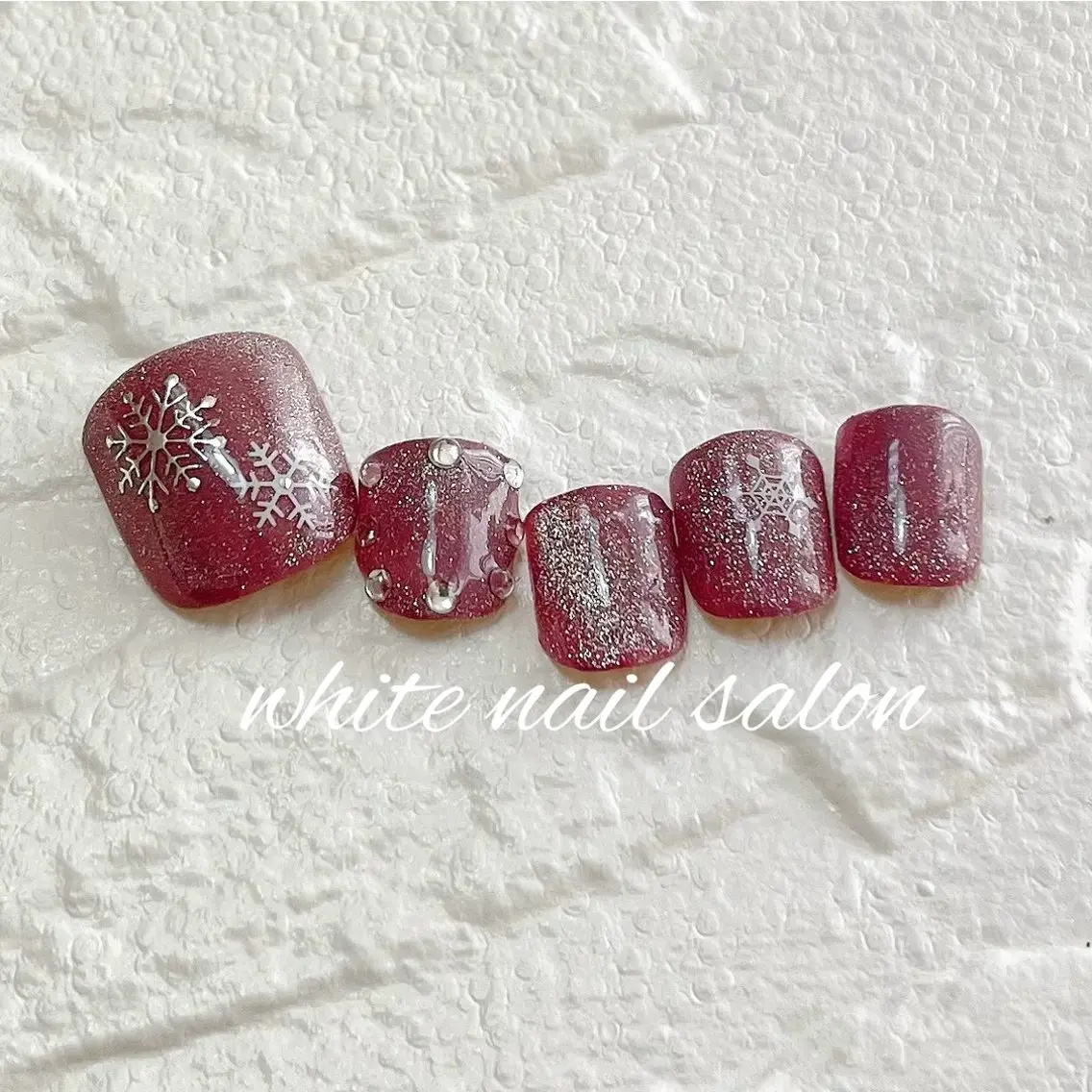 ネイル ラメ(グリッター) ハンドネイル white nail salonのネイルデザイン