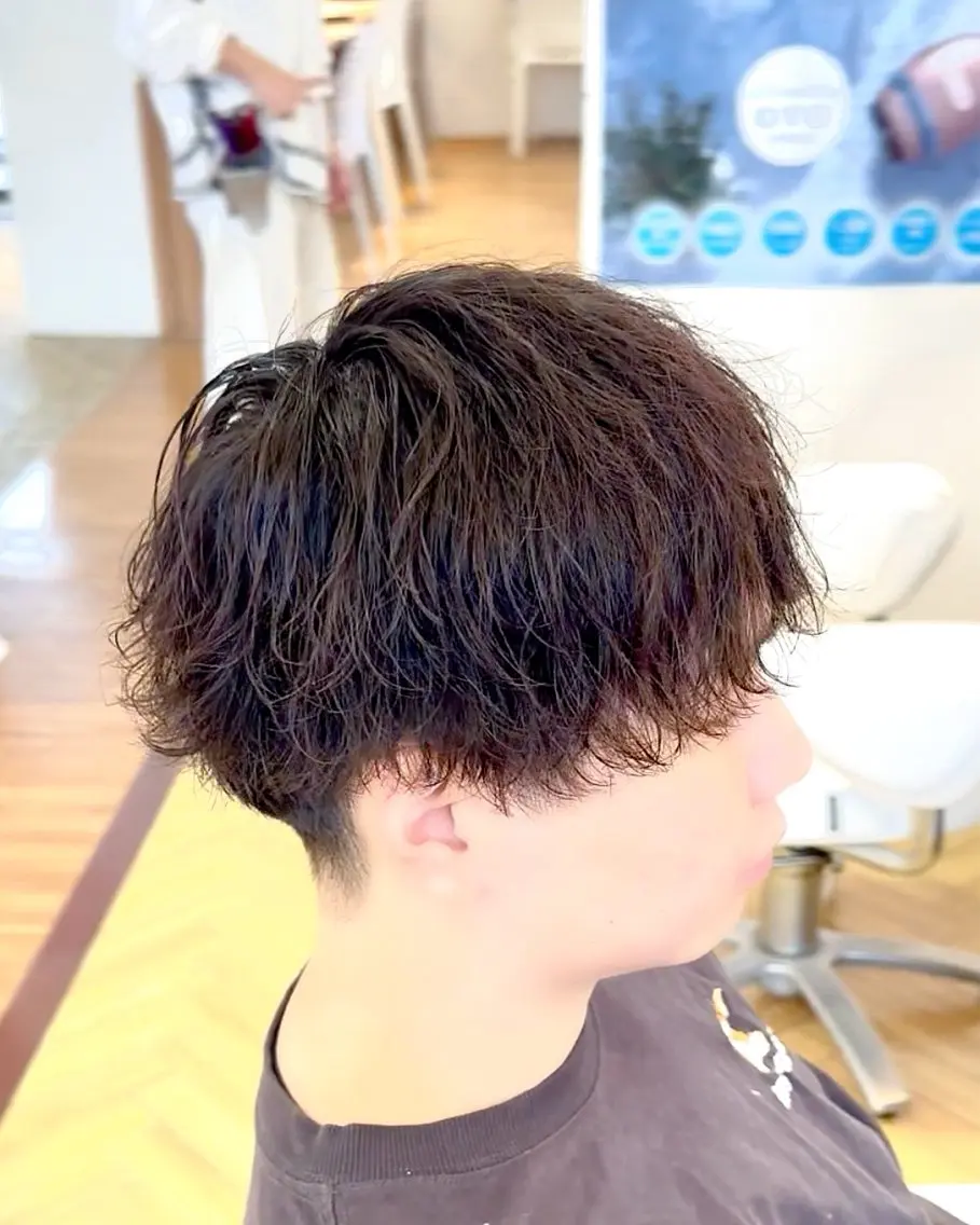パーマ メンズ マッシュ メンズパーマ カット パーマ ☆★メンズ特化★☆ 川地由麿のヘアスタイル