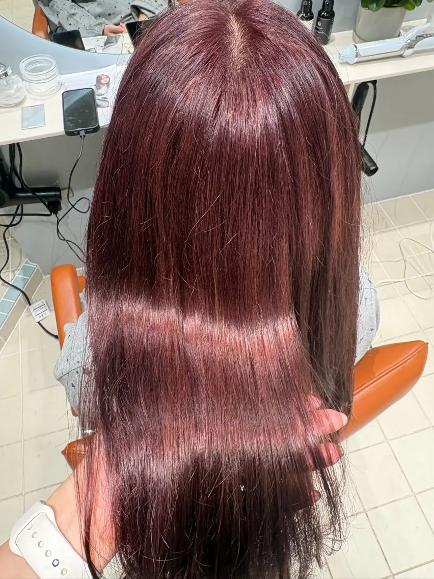 カラー 竹田 真紘のヘアスタイル