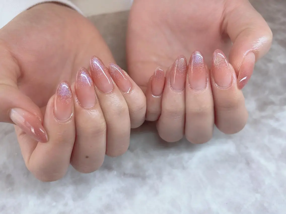 ミニモ限定❕長さだし付きジェル💅(チップ ジェル込み カラージェル込み) 10本 ¥6500の写真