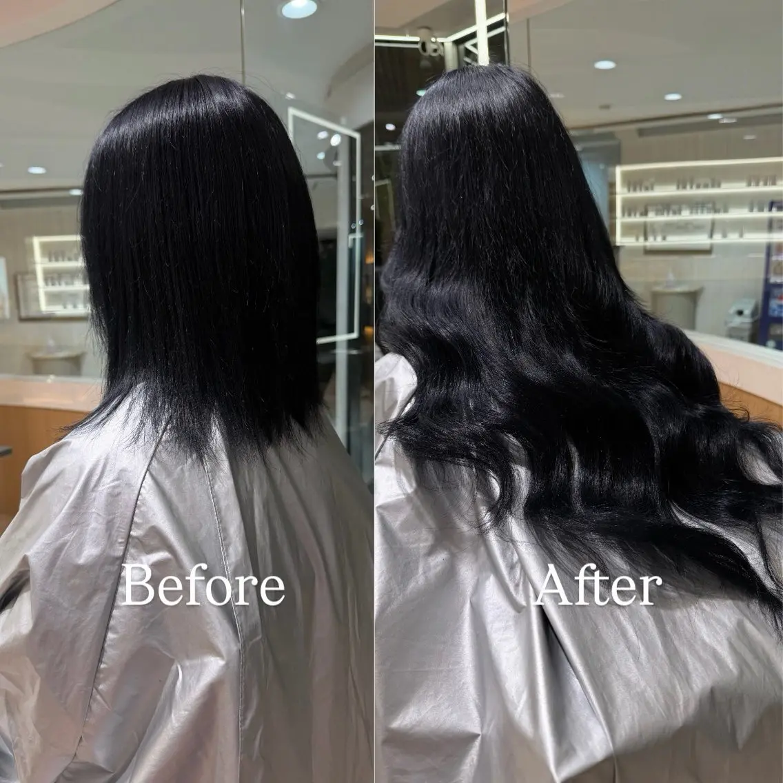 ロング カラー シールエクステ ハイトーンカラー エクステ ヘアカラー エクステ シールエクステ特化 ハイトーン、NANAのヘアスタイル