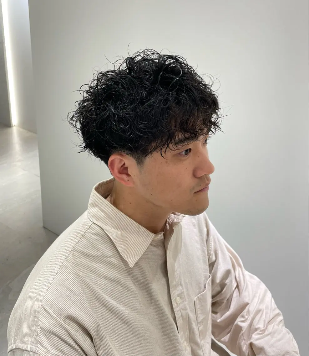 【メンズ限定クーポン】👨🏻🦱デザインカット+コスメパーマ+プチスパの写真