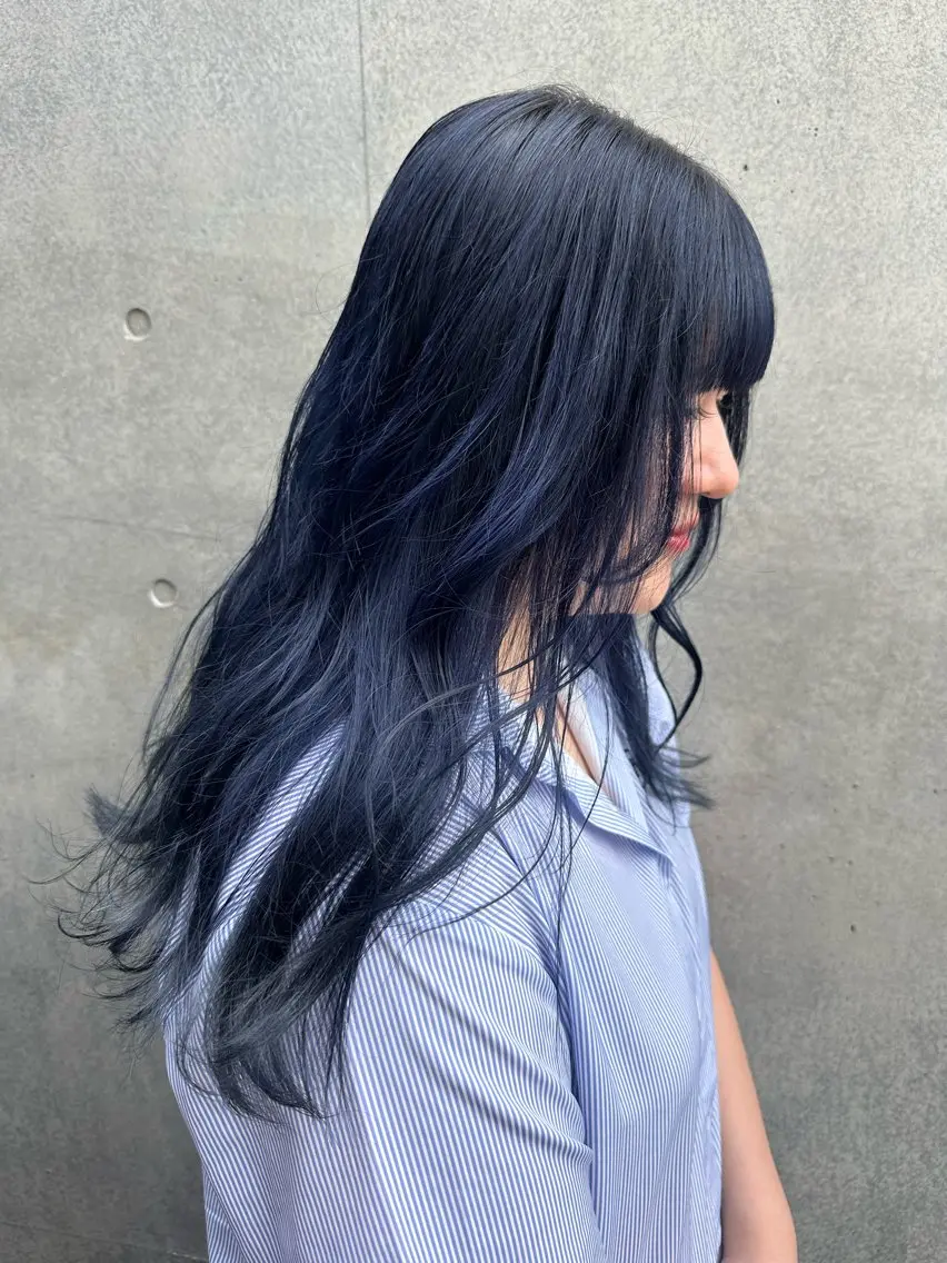 カラー ブルーカラー ️🩵LUFE ayano️🩵のヘアスタイル