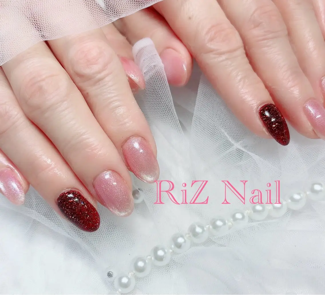 ネイル フラッシュネイル フットネイル RiZ nail salonのネイルデザイン
