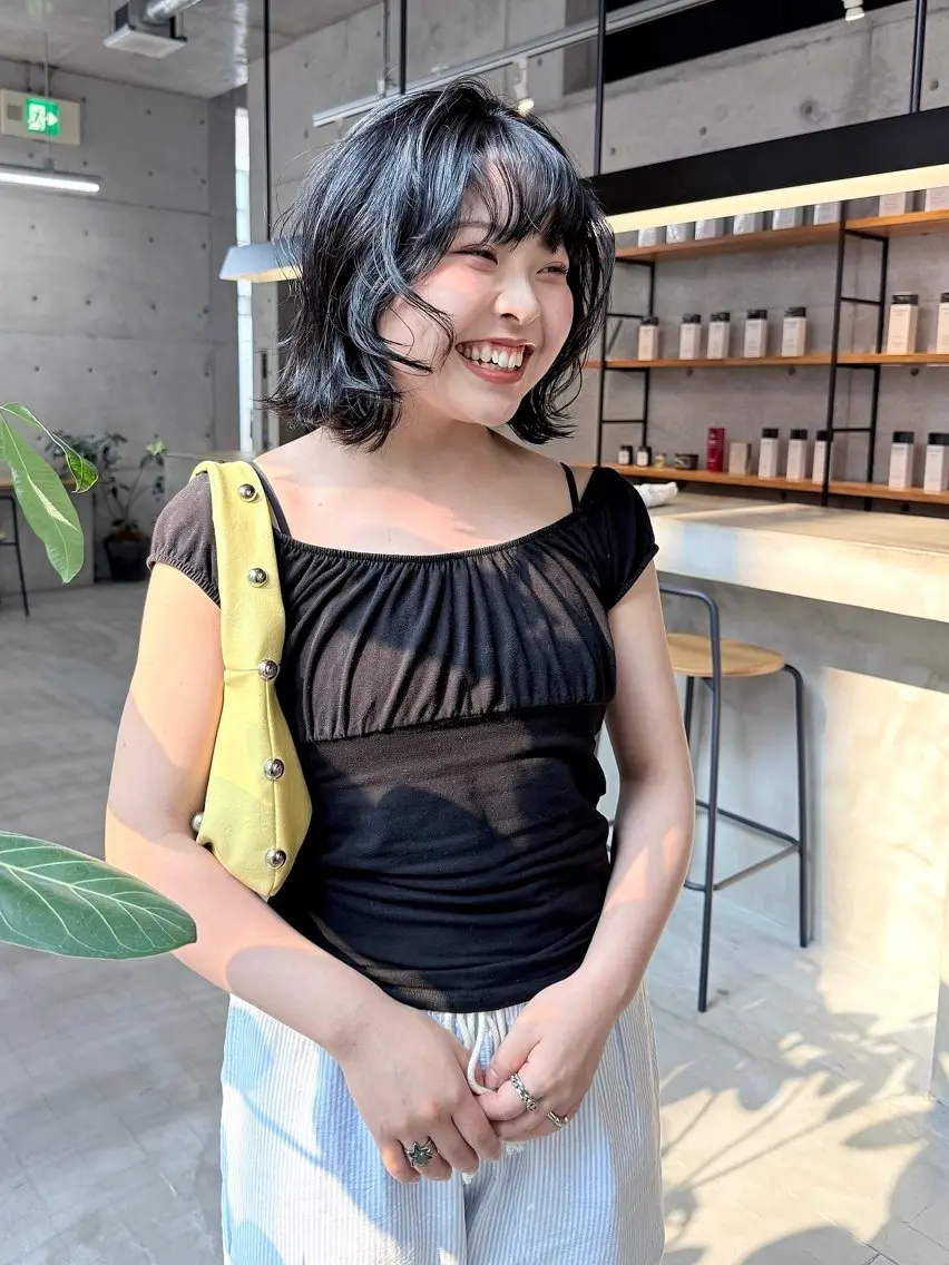 パーマ カット パーマ 葉 /レイヤーカットのヘアスタイル