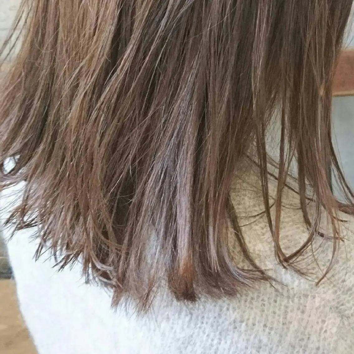 ミディアム カラー カット ヘアカラー 小田川 竜也のヘアスタイル