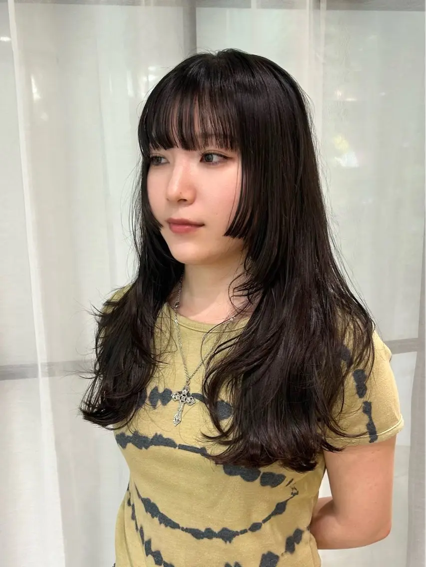 ロング カラー カット ボブレイヤー/ ブリーチ/miyuuのヘアスタイル