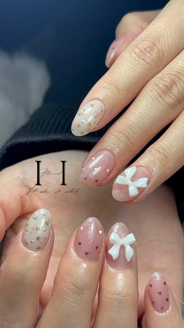 ネイル 春ネイル HatsuuNail salonアリスのネイルデザイン