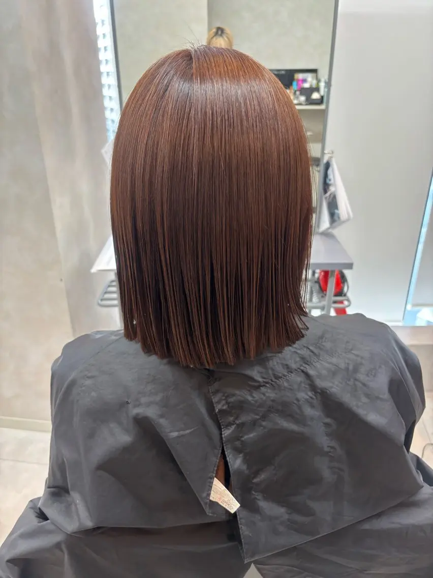 ショート 切りっぱなしボブ ボブ 茶谷 沙穂のヘアスタイル