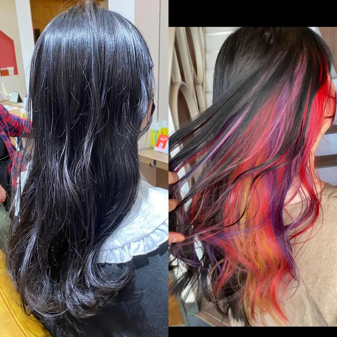ロング アッシュ カット ヘアカラー 【暗め透明感カラー】 【インナー】小島良太のヘアスタイル