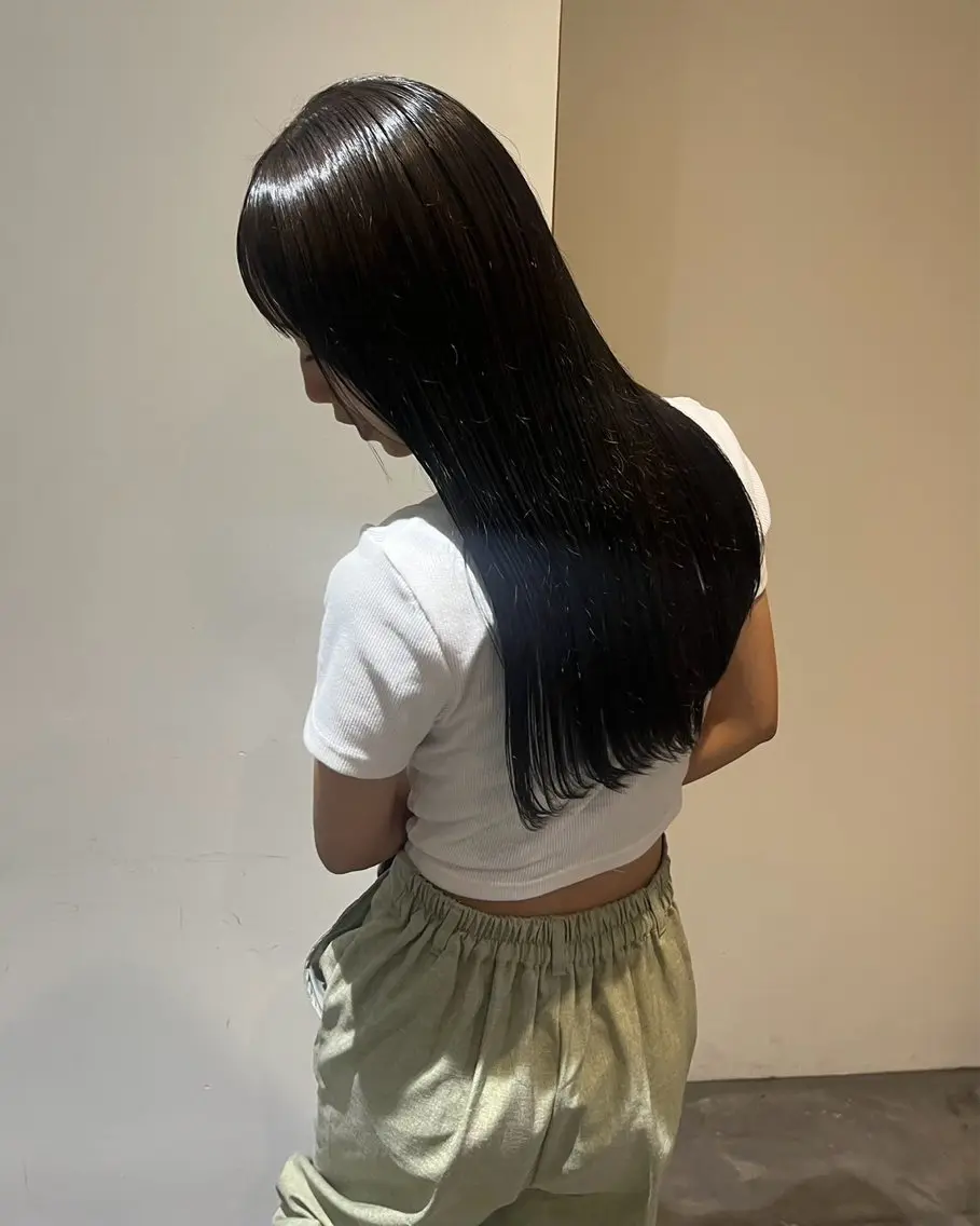 髪質改善オイルストレート✨➕美髪トリートメント🧴の写真