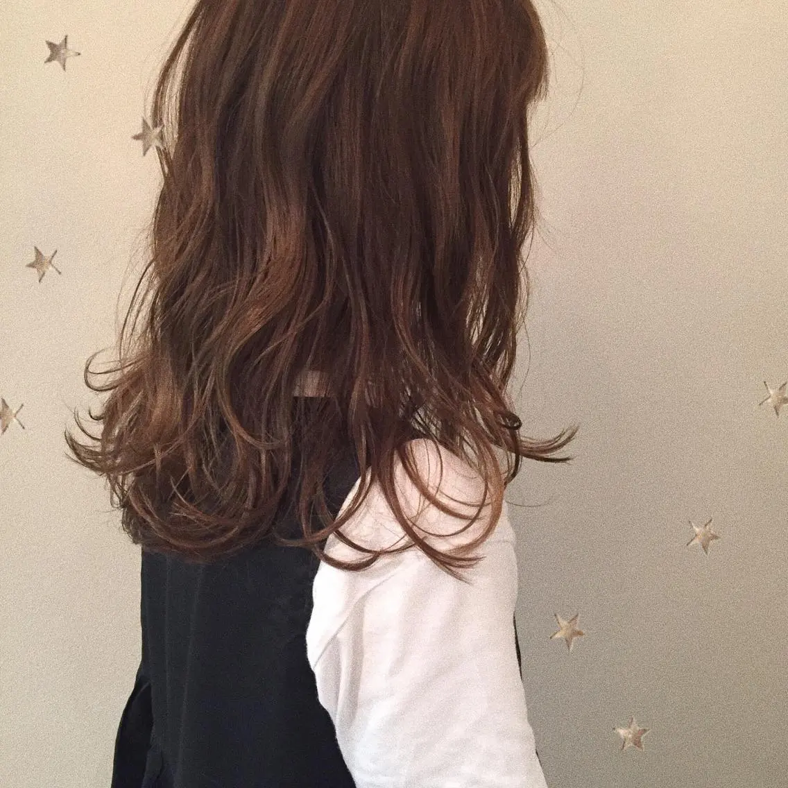 セミロング カラー アッシュ 市川 千夏のヘアスタイル