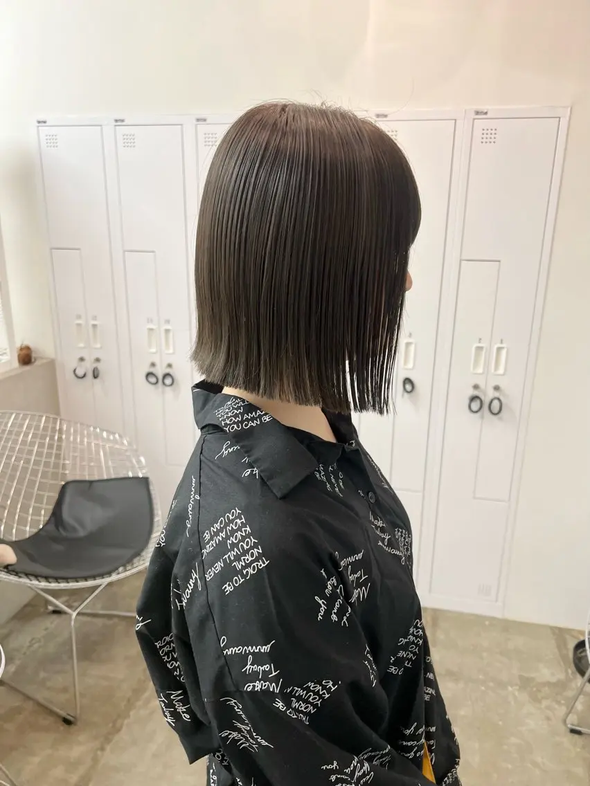 ショート カラー カット ヘアカラー トリートメント 近藤 千裕のヘアスタイル