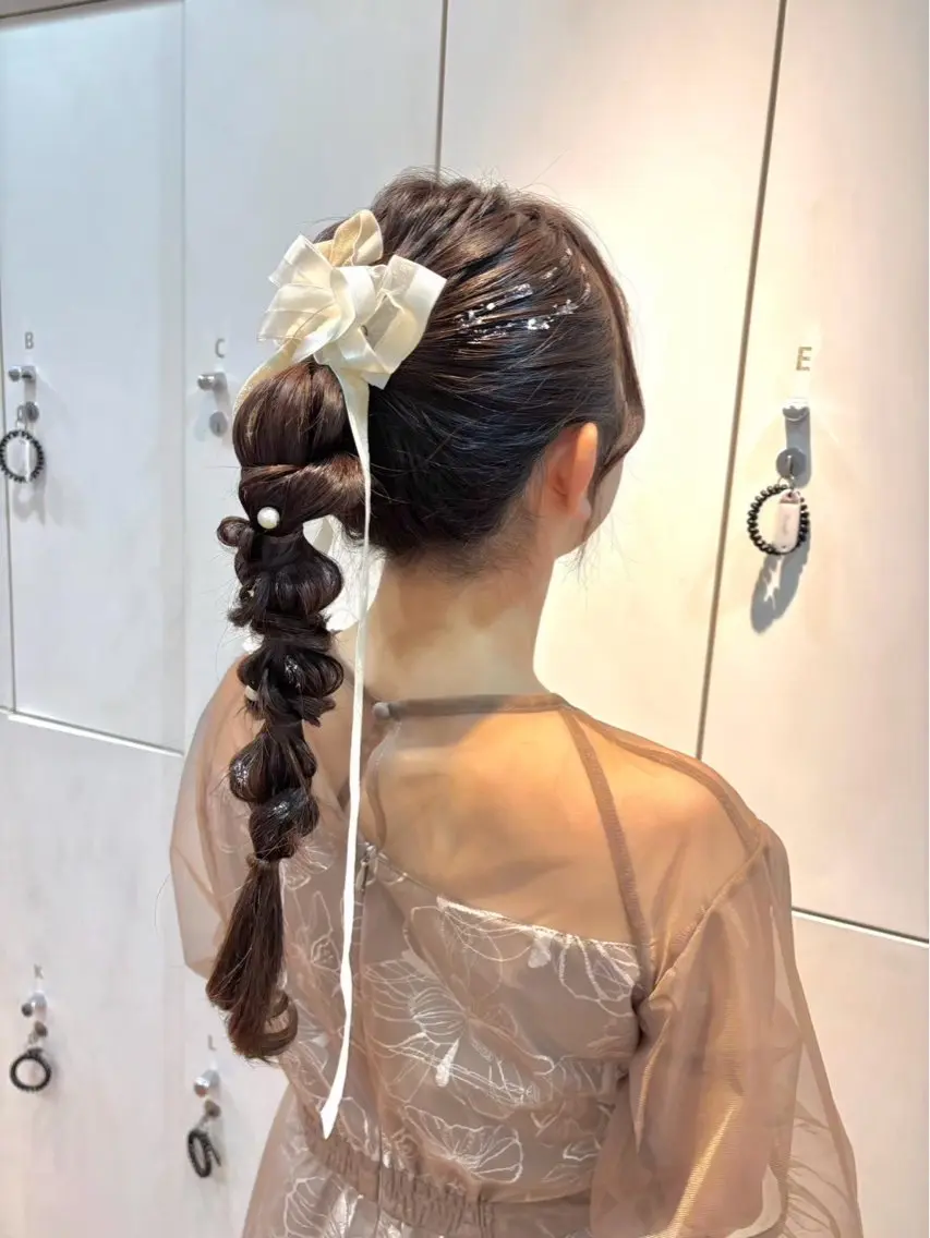 ヘアアレンジ 結婚式・ブライダル 🍑トレンドカラー 🍑横浜のヘアスタイル
