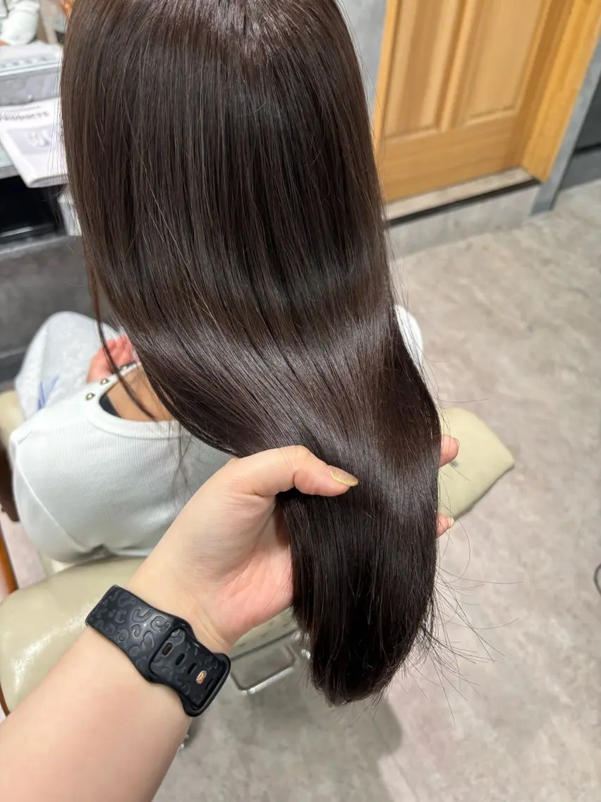 カット+カラー+1stepトリートメント🫧¥7,780の写真