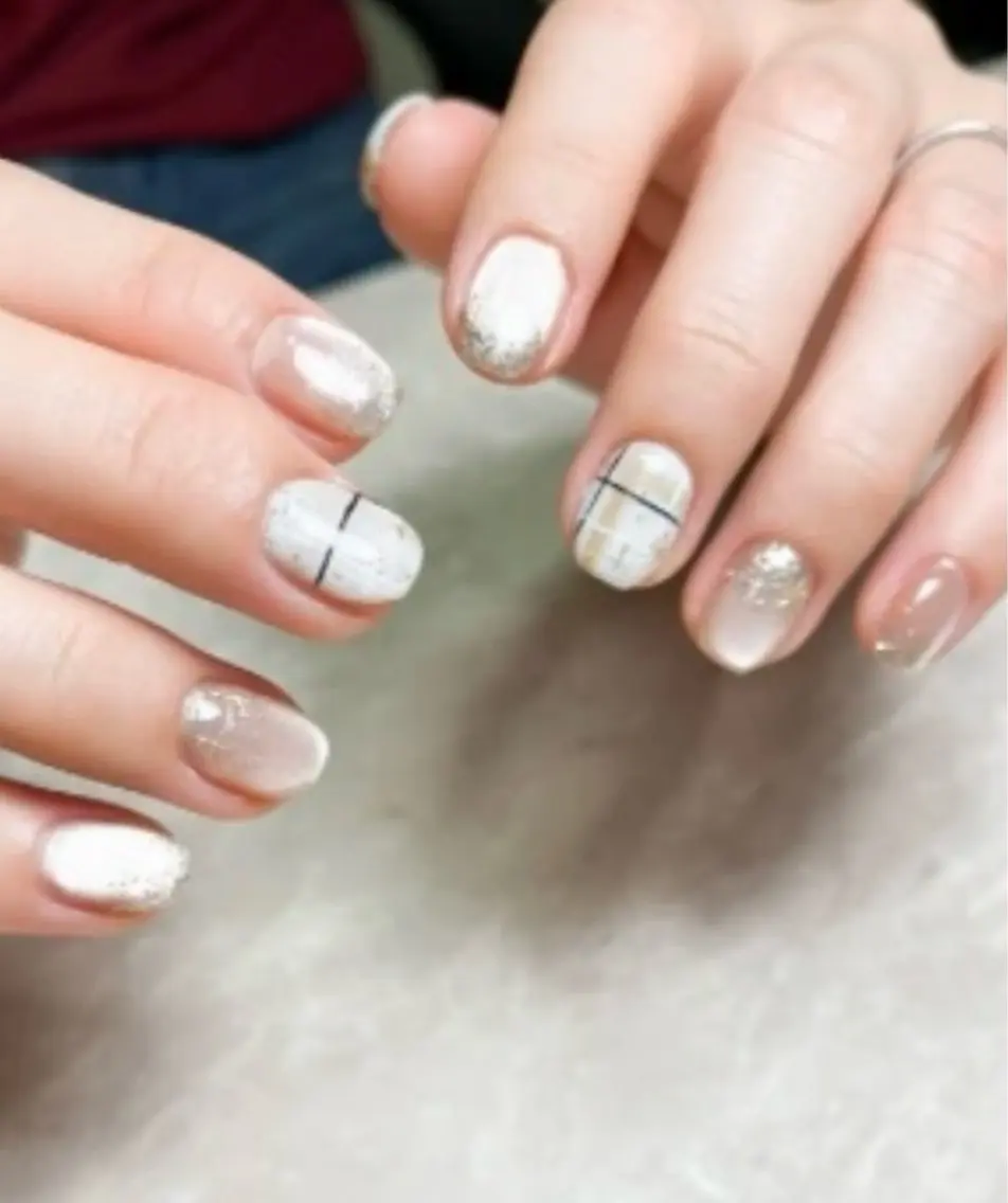 8本アートの写真
